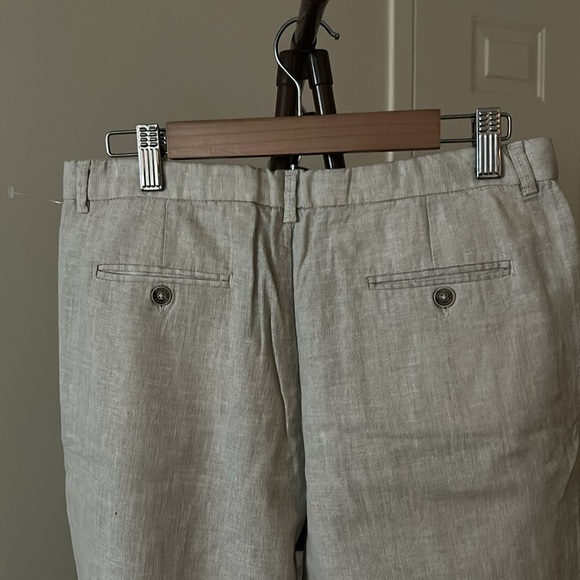 Zara Kids Tailoring Pants Oat Cream Color -Viscose / Linen Pants - Picture 3 of 13